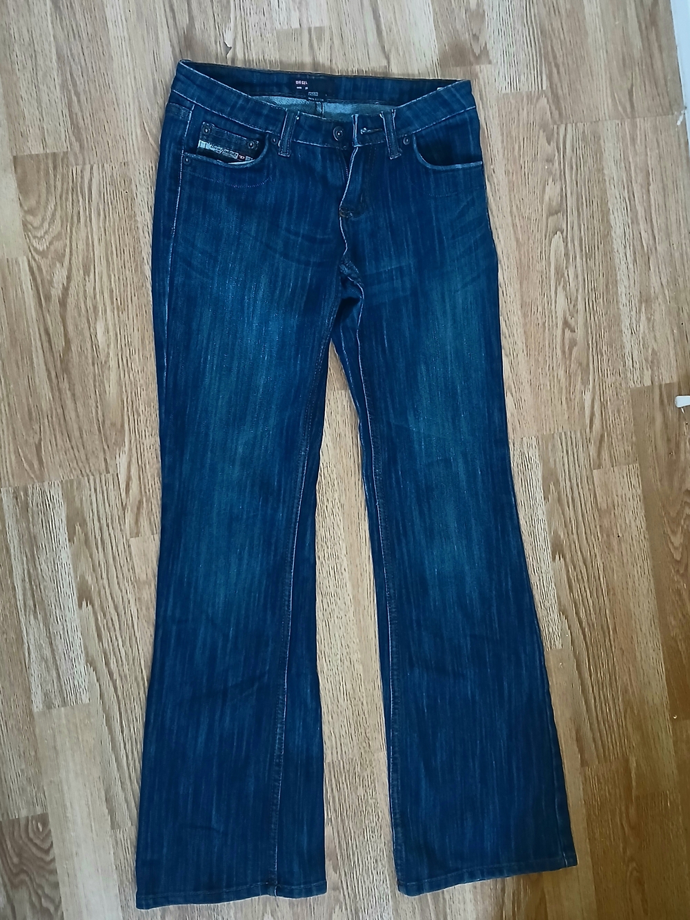 Diesel Dark Blue Flared Jeans